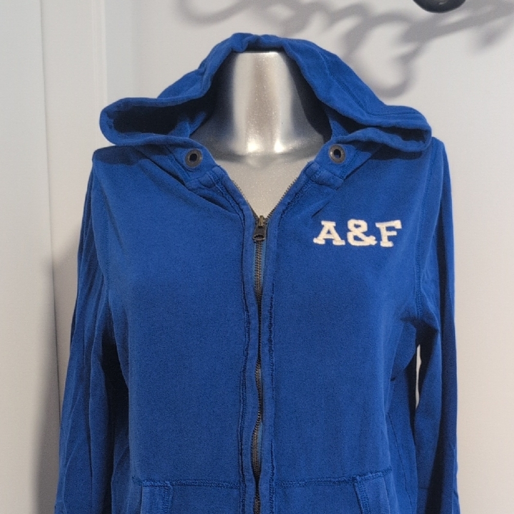 Abercrombie & Fitch Blue Zip-Up Hoodie